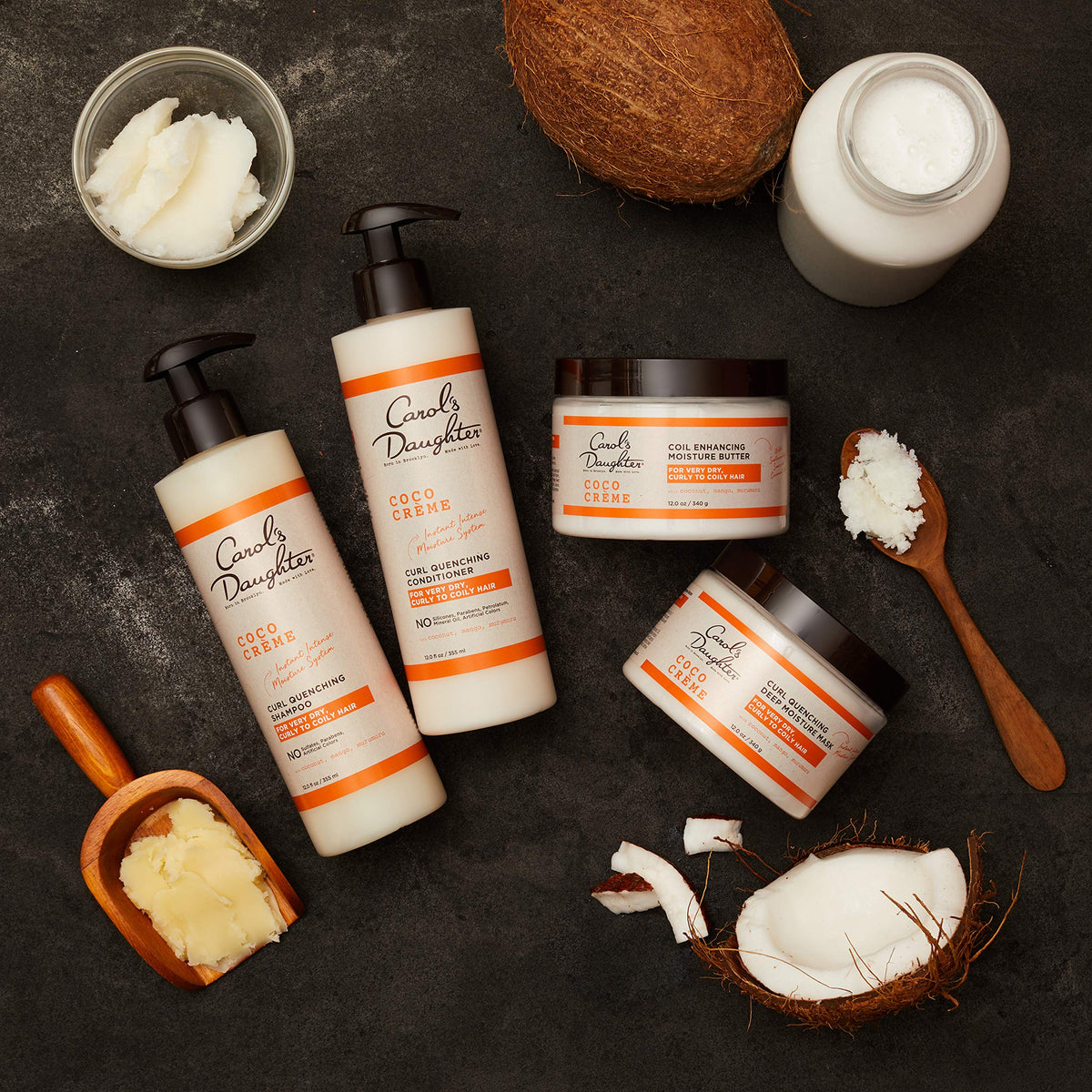 Carol’s Daughter Coco Creme Sulfate Free Shampoo and Conditioner Set with Silicone Free Hair Butter, for Very Dry Curly Hair, with Coconut Oil Beauty & Personal Care Carol's Daughter