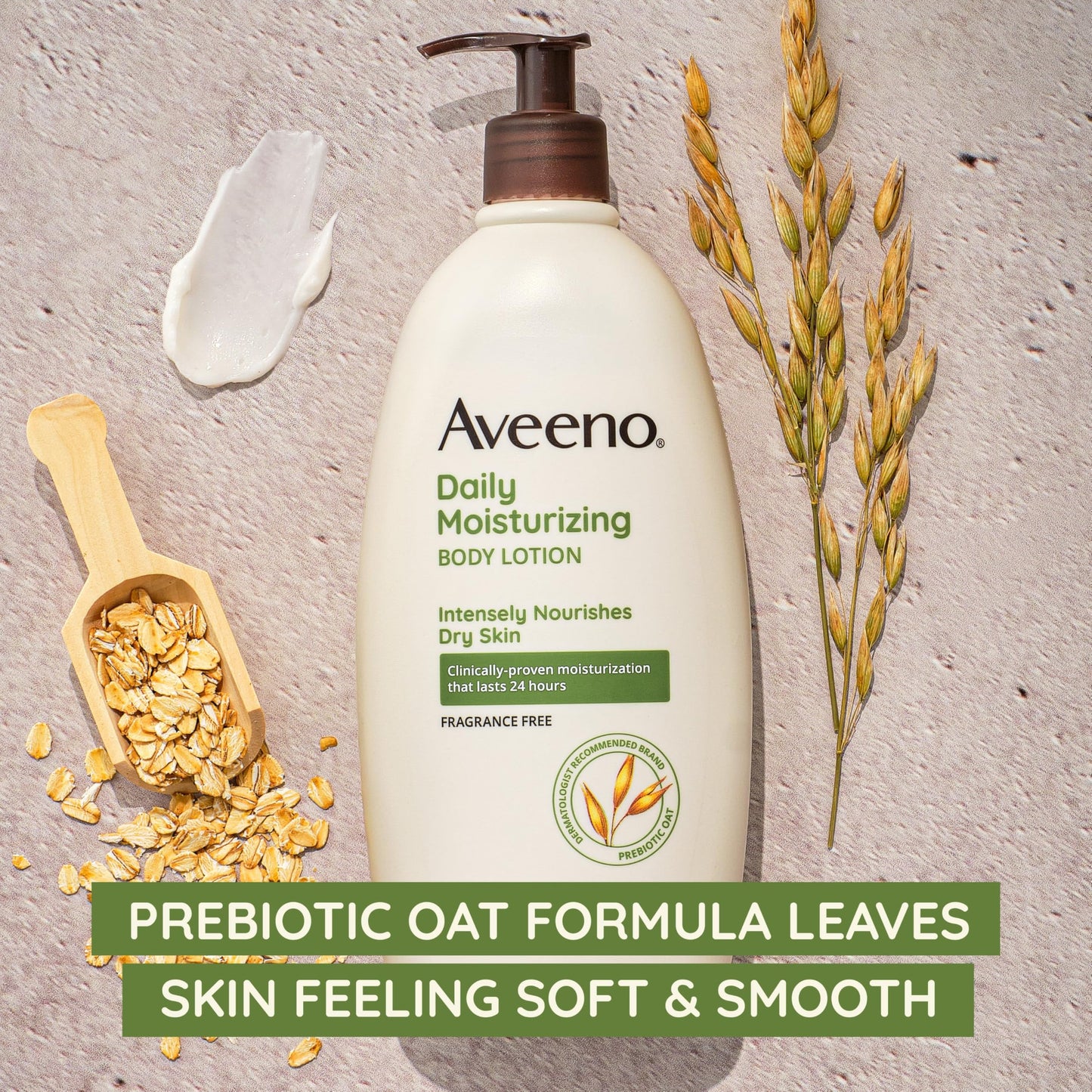 Aveeno Sheer Hydration Fragrance-Free Daily Moisturizing Lotion + Prebiotic Oat for Dry Skin, Lightweight, Fast-Absorbing Body Moisturizer Nourishes Beauty & Personal Care Aveeno