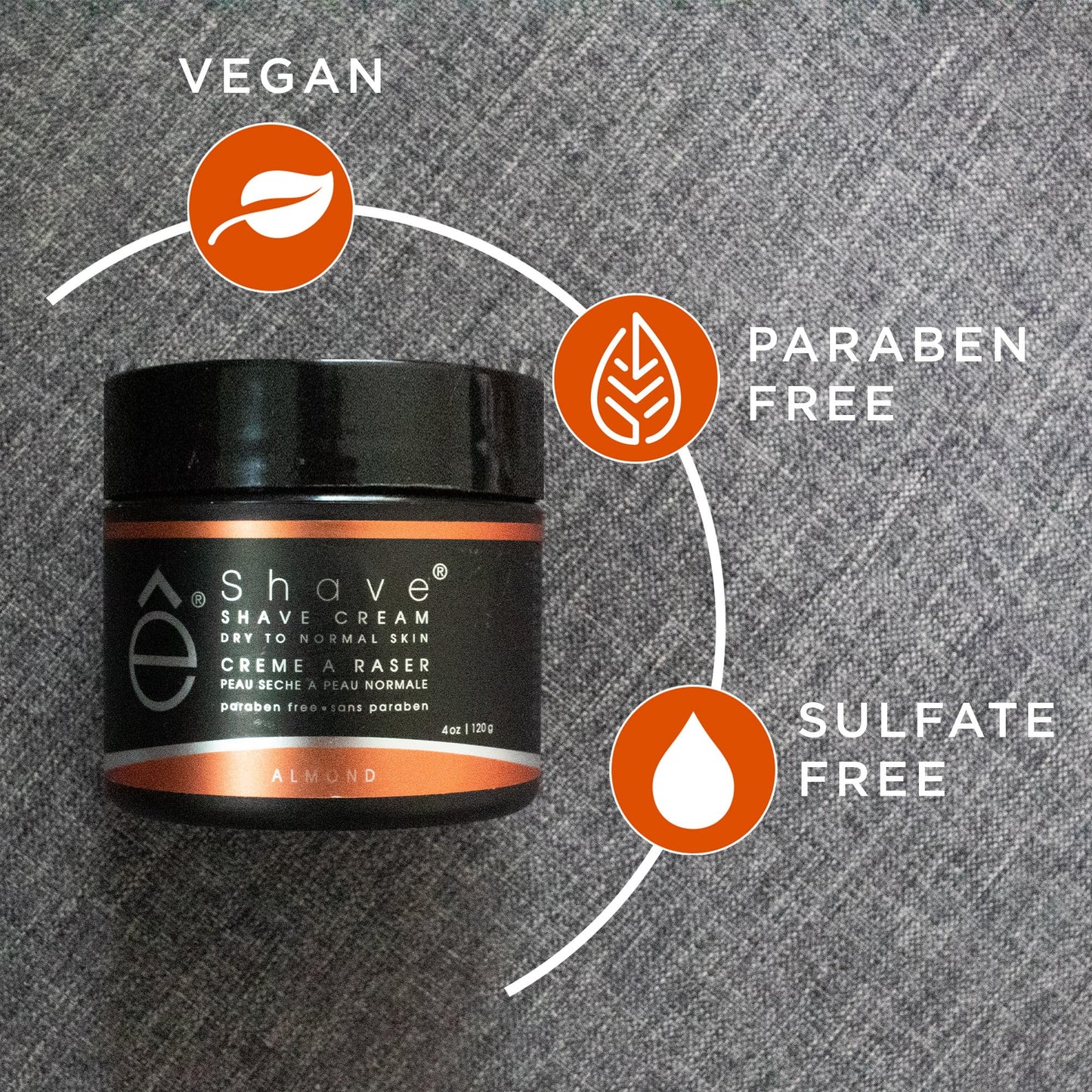 eShave Shaving Cream for Men 4 oz, Almond, prevents shaving irritation and razor burn, generates a rich lather for a soft, silky, Smoothest Shave Beauty and Personal Care eShave