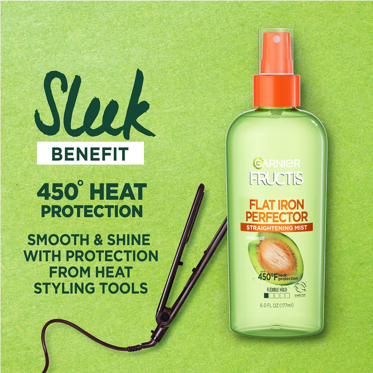 Garnier Fructis Style Flat Iron Perfector Straightening Mist, Sleek , 6 Fl Oz Beauty & Personal Care Garnier