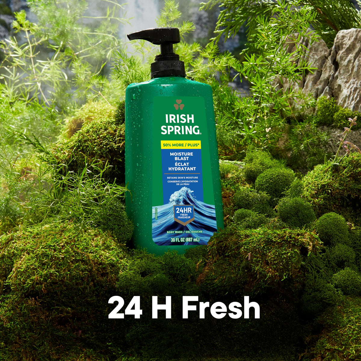 Irish Spring Mens Body Wash, Moisture Blast Body Wash for Men, Feel Fresh All Day, 30 Oz Pump Bottle Beauty & Personal Care Irish Spring