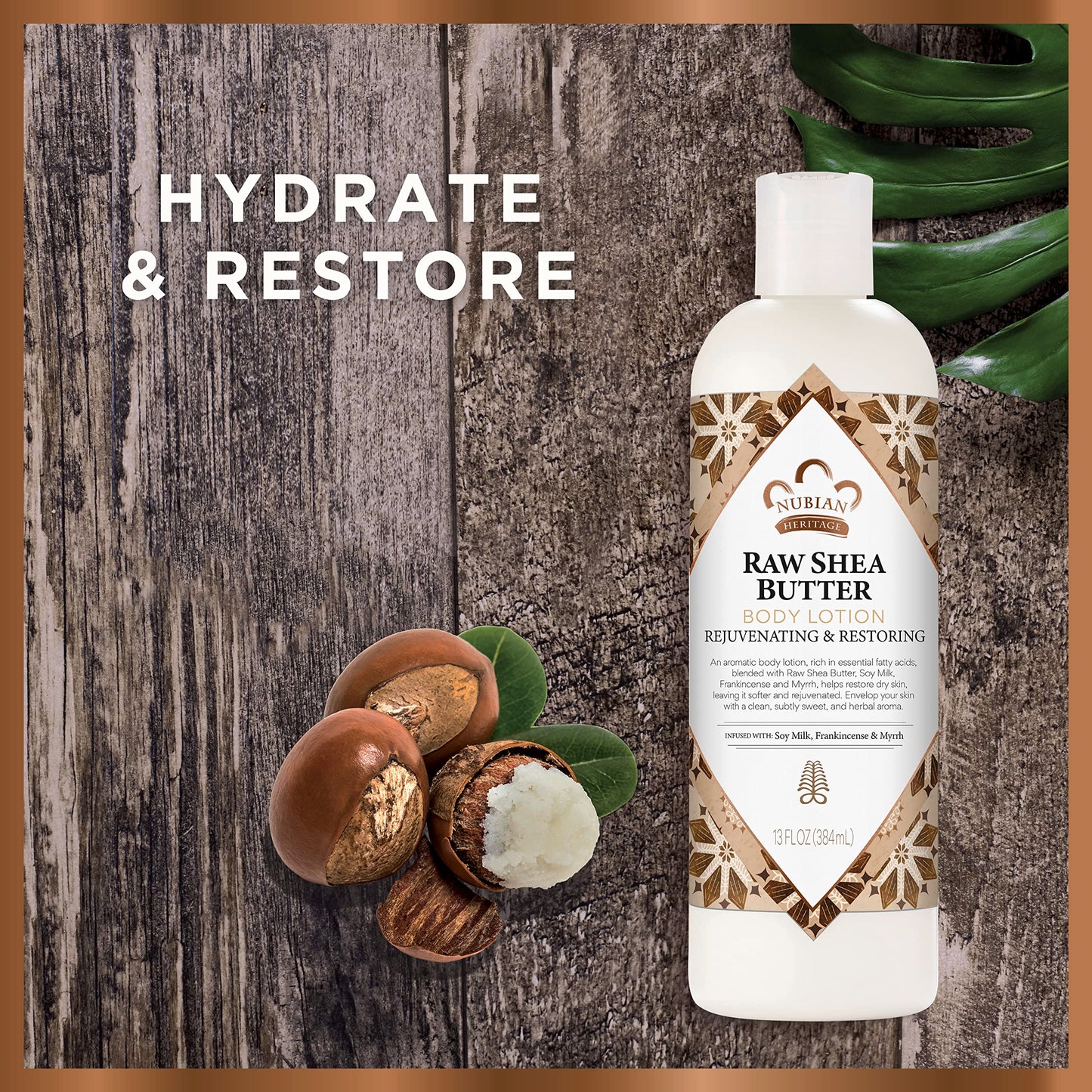 Nubian Heritage Body Lotion Raw Shea Butter for Dry Skin Paraben Free Body Lotion, 13 oz Beauty & Personal Care Nubian Heritage