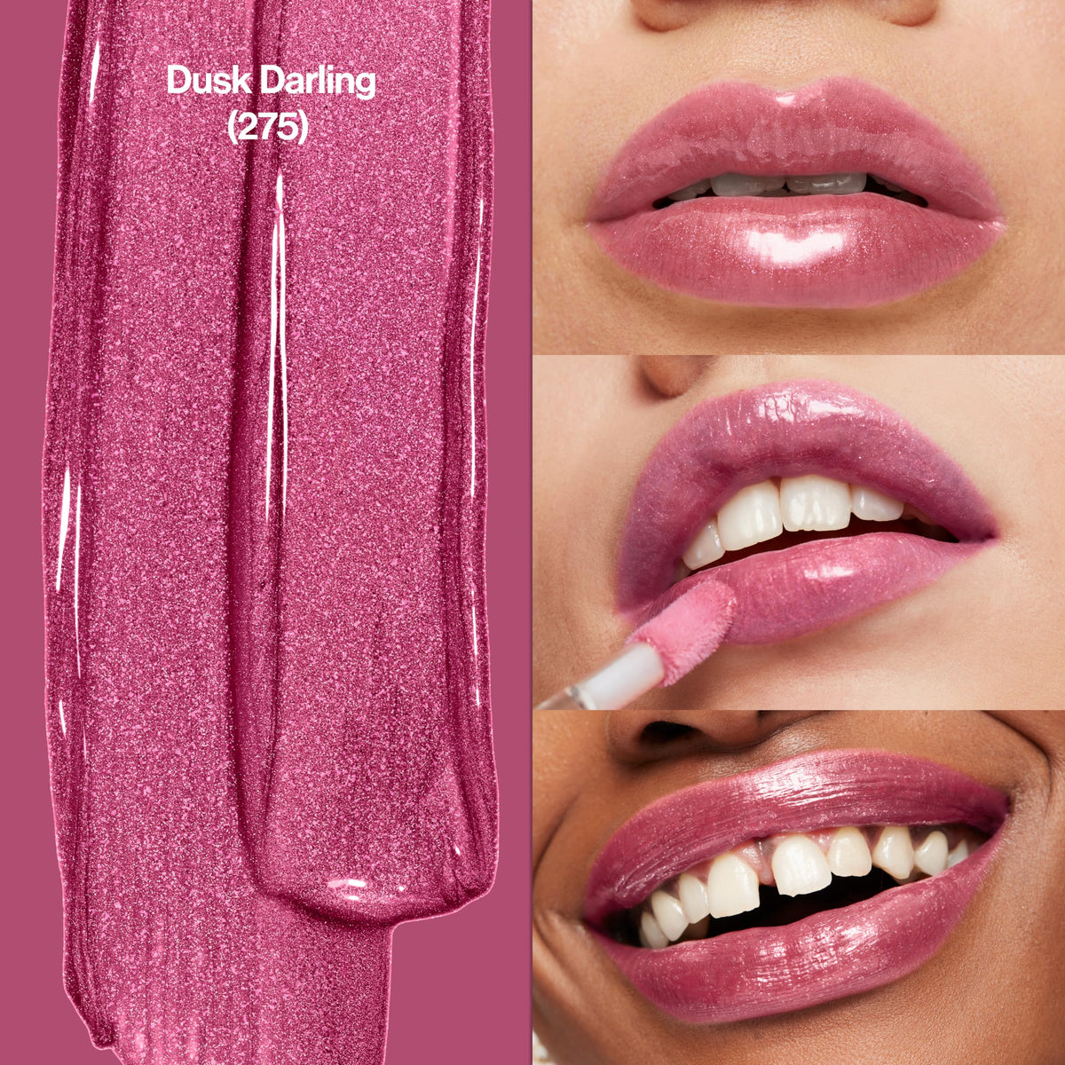 Revlon Super Lustrous Lip Gloss, Non-Sticky, Hydrating, High Shine Finish, 275 Dusk Darling, 0.13 oz Beauty & Personal Care REVLON