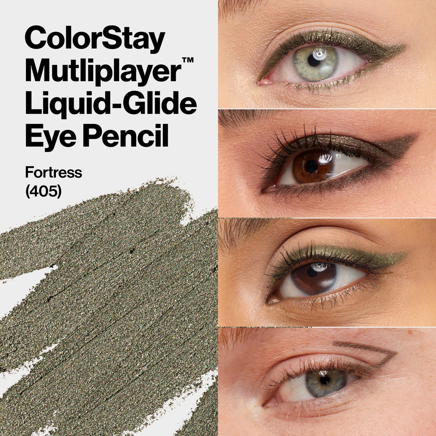 REVLON ColorStay Multiplayer Liquid-Glide Eye Pencil, Multi-Use Makeup With Blending Brush, Blends Then Sets, Creamy Texture, Waterproof Beauty & Personal Care REVLON
