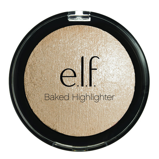 e.l.f., Baked Highlighter, Sheer, Shimmering, Hydrating, Blendable, Glides On, Creates a Radiant Glow, Nourishes, Moonlight Pearls, Infused Beauty & Personal Care e.l.f.