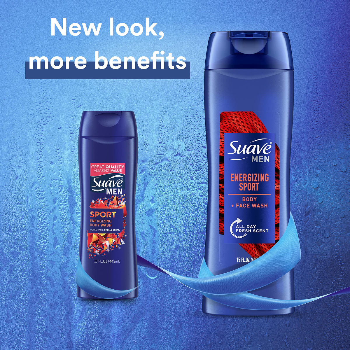 Suave Men Body Wash for Everyday Use Sport Fragrance Body Wash and Shower Gel 15 oz Beauty & Personal Care Suave