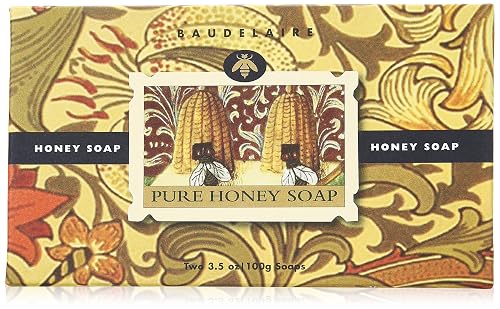 Baudelaire Two Bar Pure Honey Soap, 3.5 ounce each Beauty & Personal Care Senhorita