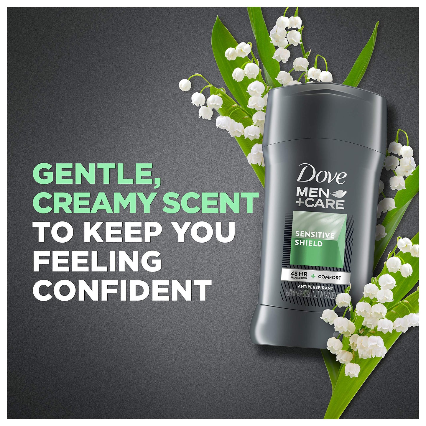 Dove Men+Care Antiperspirant Deodorant, Sensitive Shield 2.7 oz (Pack of 5) Beauty and Personal Care Dove
