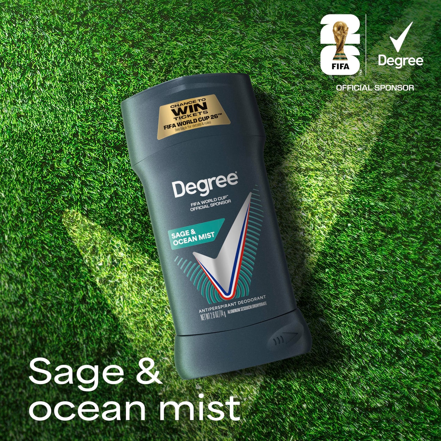 Degree Men Antiperspirant Deodorant Sage & Ocean Mist 72-Hour Sweat and Odor Protection Antiperspirant For Men With Body Heat Activated Technology 2.7 Beauty and Personal Care Degree