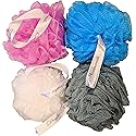 Daylee Naturals Large Eco Mesh Bath Pouf Sponge 4Piece Variety Pack Beauty & Personal Care Daylee Naturals