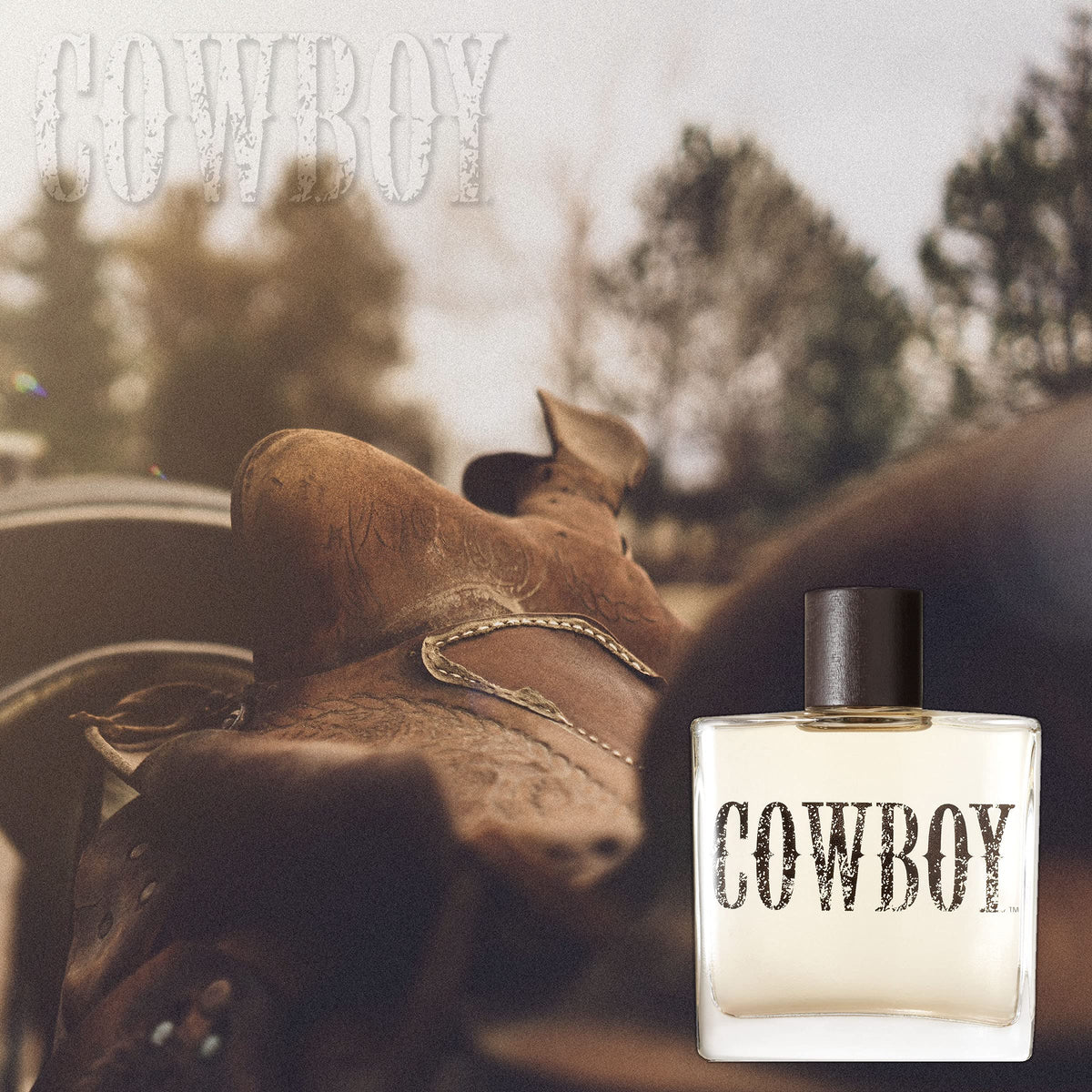 Tru Western Cowboy Men's Cologne, 3.4 fl oz (100 ml) - Woodsy, Warm, Rugged Beauty & Personal Care Tru Fragrance Beauty