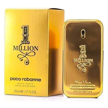 Paco Rabanne 1 million Cologne for Men 1.7 oz Eau De Toilette Spray