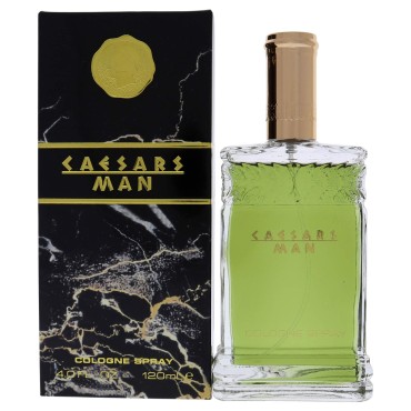 Caesars Man ~ Legendary Cologne Spray 4.0 oz / 120 ml New in Box