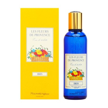 Les Fleurs De Provence Iris By Molinard For Women. Eau De Toilette Spray 3.3 Ounces