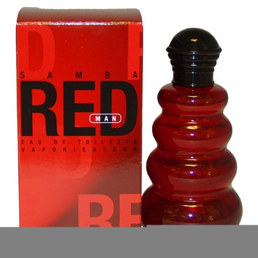 Samba Red By Perfumers Workshop For Men. Eau De Toilette Spray 3.4 Ounces