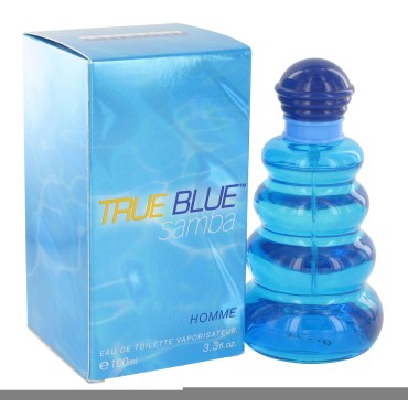 Samba True Blue By Perfumers Workshop For Men. Eau De Toilette Spray 3.4-Ounces