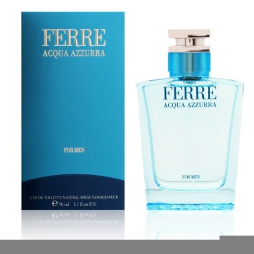 Gianfranco Ferre Acqua Azzurra Eau De Toilette Spray for Men, 1.7 Ounce