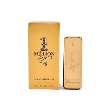 1 Million by Paco Rabanne 5 ml / 0.17 oz Men's Eau De Toilette Mini