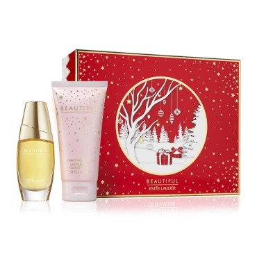 Estee Lauder Beautiful Favorites Gift Set - Purse Size 1oz. Parfum Spray and 2.5oz. Body Lotion
