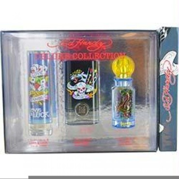 Ed Hardy deluxe Collection 3 Piece Gift Set for Men