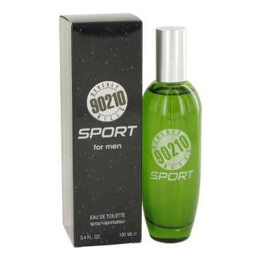 BEVERLY HILLS 90210 Sport Eau De Toilette Spray for Men, 3.4 Fluid Ounce