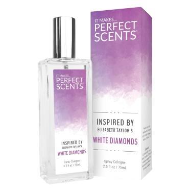 Perfect Scents Fragrances | Inspired by Elizabeth Taylor's White Diamonds | Women’s Eau de Toilette | Paraben Free | Never Tested on Animals | 2.5 Fluid Ounces