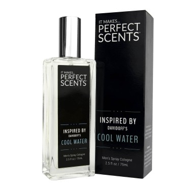 Perfect Scents Fragrances | Inspired by Davidoff's Cool Water | Men’s Eau de Toilette | Vegan, Paraben Free, Phthalate Free | Never Tested on Animals | 2.5 Fluid Ounces