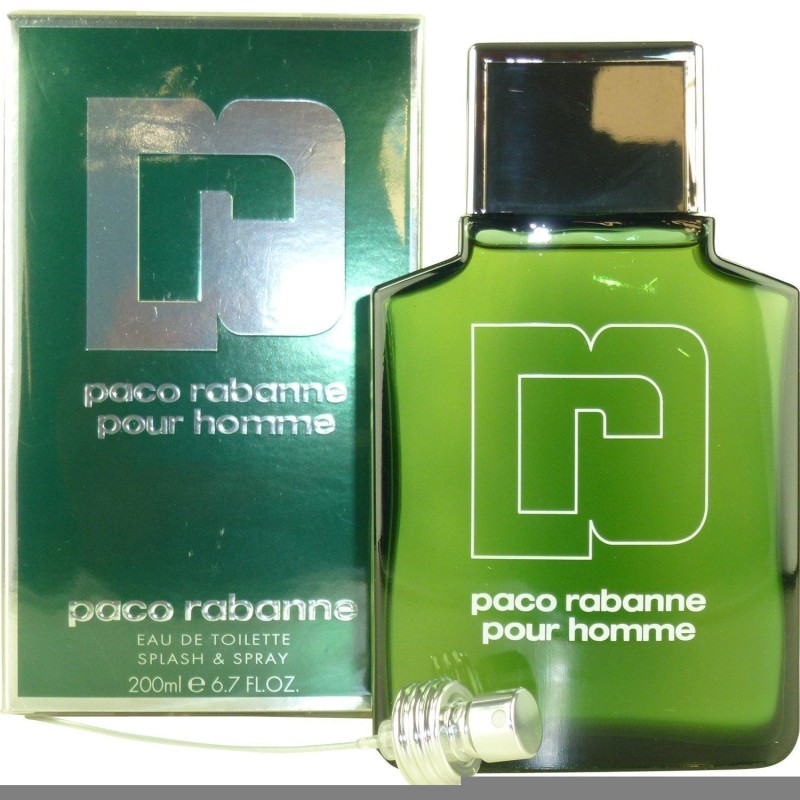 Paco Rabanne Pour Homme Eau de Toilette Splash Spray, 6.7 Ounce