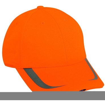 Hi Beam Hi-Beam Adjustable Closure Safety Lighted Cap, Orange