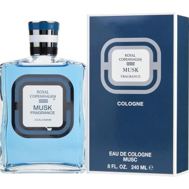 Royal Copenhagen Musk Cologne for Men 8 oz (Pack of 2)