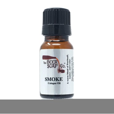 Smoke Cologne Oil 10 mL A warm blend of Patchouli, Amber, and Cedar