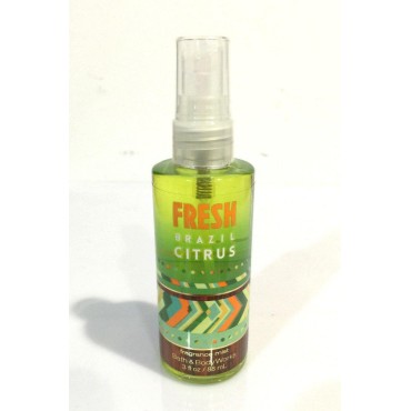 Fresh Brazil Citrus Fragrance Mist 3 Oz New Bath and Body Works