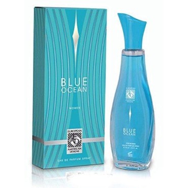 Blue Ocean European American Designs for Women - Eau De Parfum Spray - 2.5 Fl Oz.