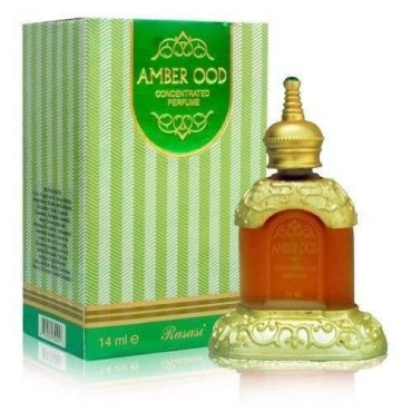 Amber Oudh for Men and Women (Unisex) | Arabian Perfume Oil | Essential Oud with Fragrant Musk and Warm Amber Notes | Arabian Attar oil, Ittar | by RASASI Perfumes