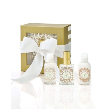 Shelley Kyle Annabelle Mini Gift Set, Includes Travel Size Perfume, Lotion, And Shower Gel, Packaged in Beautiful Cream and Gold Gift Box with Ribbon