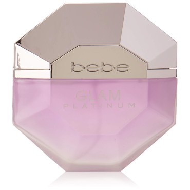 Bebe Glam Platinum By Bebe for Women Eau de Parfum Spray, 3.4 Ounce