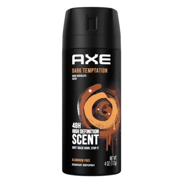 Axe Deodorant Bodyspray, Dark Temptation 4 oz (Pack of 12)