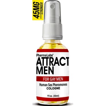 PHERMALABS Attract Men for Gay Men Pheromones Infused Cologne Attraction 1 oz bottle