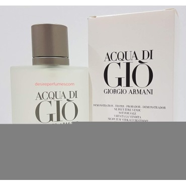 Acqua de Gio [TESTER] Eau de Toilette spray Cologne for Men [WHITE BOX], 3.4 Fl Oz