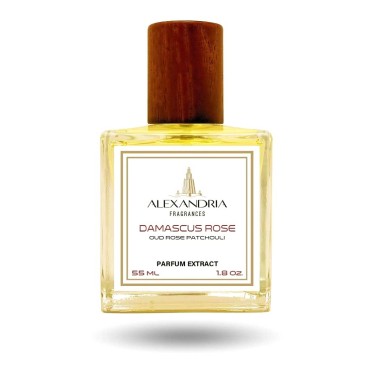 Alexandria Fragrances Damascus Rose 55 ML Extrait De Parfum, Long Lasting, Day or Night Time