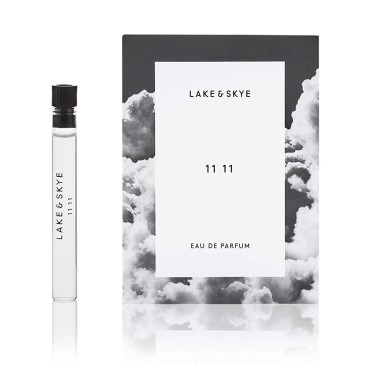 Lake & Skye 11 11 Eau de Parfum Spray, Long Lasting Fragrance, 0.04 fl oz (1.2 ml) - Clean, Sheer, Uplifting Scent