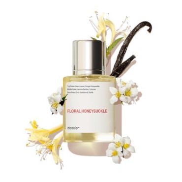 Dossier - Floral Honeysuckle - Eau de Parfum - Inspired by G.Bloom - Perfume Luxury - Pure Infused - Paraben Free - Vegan - For Women Men Unisex - Fragrance 1,70z (Spray 50ml)