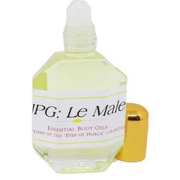Cultural Exchange JPG: Le Male - Type for Men Cologne Body Oil Fragrance [Roll-On - Clear Glass - Yellow - 1/2 oz.]