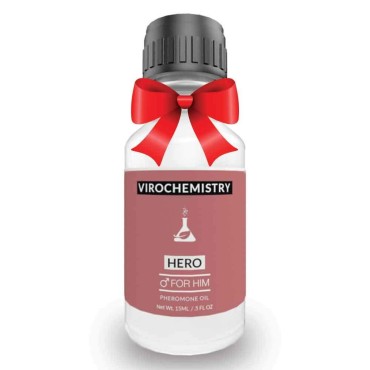 VIROCHEMISTRY Pheromones For Men Pheromone Cologne Oil (HERO) - Bold, Extra Strength Human Pheromones Formula - 15mL Concentrate [Human Grade Pheromones to Attract Women]