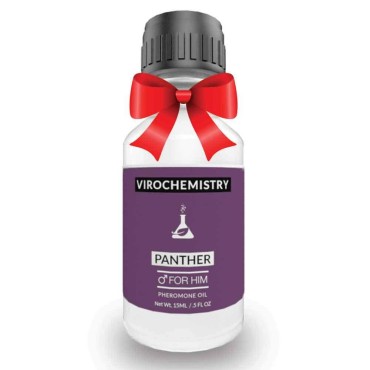 VIROCHEMISTRY Pheromones For Men Pheromone Cologne Oil (PANTHER) - Bold, Extra Strength Human Pheromones Formula - 15mL Concentrate [Human Grade Pheromones to Attract Women]
