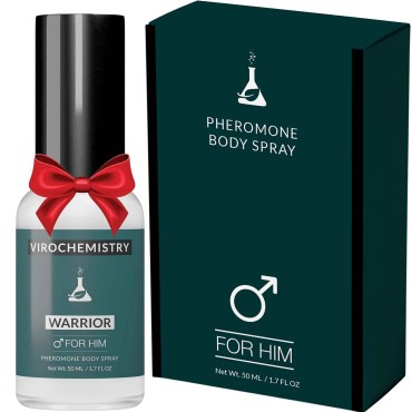 Pheromones to Attract Women for Men (Warrior) Body Spray - Bold, Extra Strength Human Pheromones Fragrance Body Spray - 50ml (Human Grade Pheromones to Attract Women)