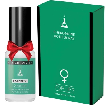 Pheromones For Women (EMPRESS) Body Spray - Elegant, Ultra Strength Organic Human Pheromones Fragrance Body Spray 50mL - [Human Grade Pheromones to Attract Men]