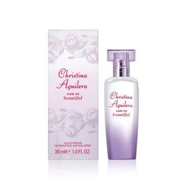 Christina Aguilera Eau So Beautiful, Perfume for Women, Eau de Parfum Spray, 1.0 fl. oz.