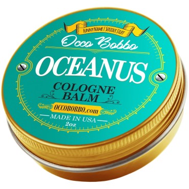 Occo Bobbo - Oceanus Solid Cologne Men - Made In the USA - A Clean Masculine Scent - All Natural Ingredients - 2 oz