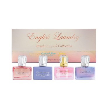 English Laundry Bright English Collection Eau De Parfum, 0.68 Fl Oz (Pack of 4)